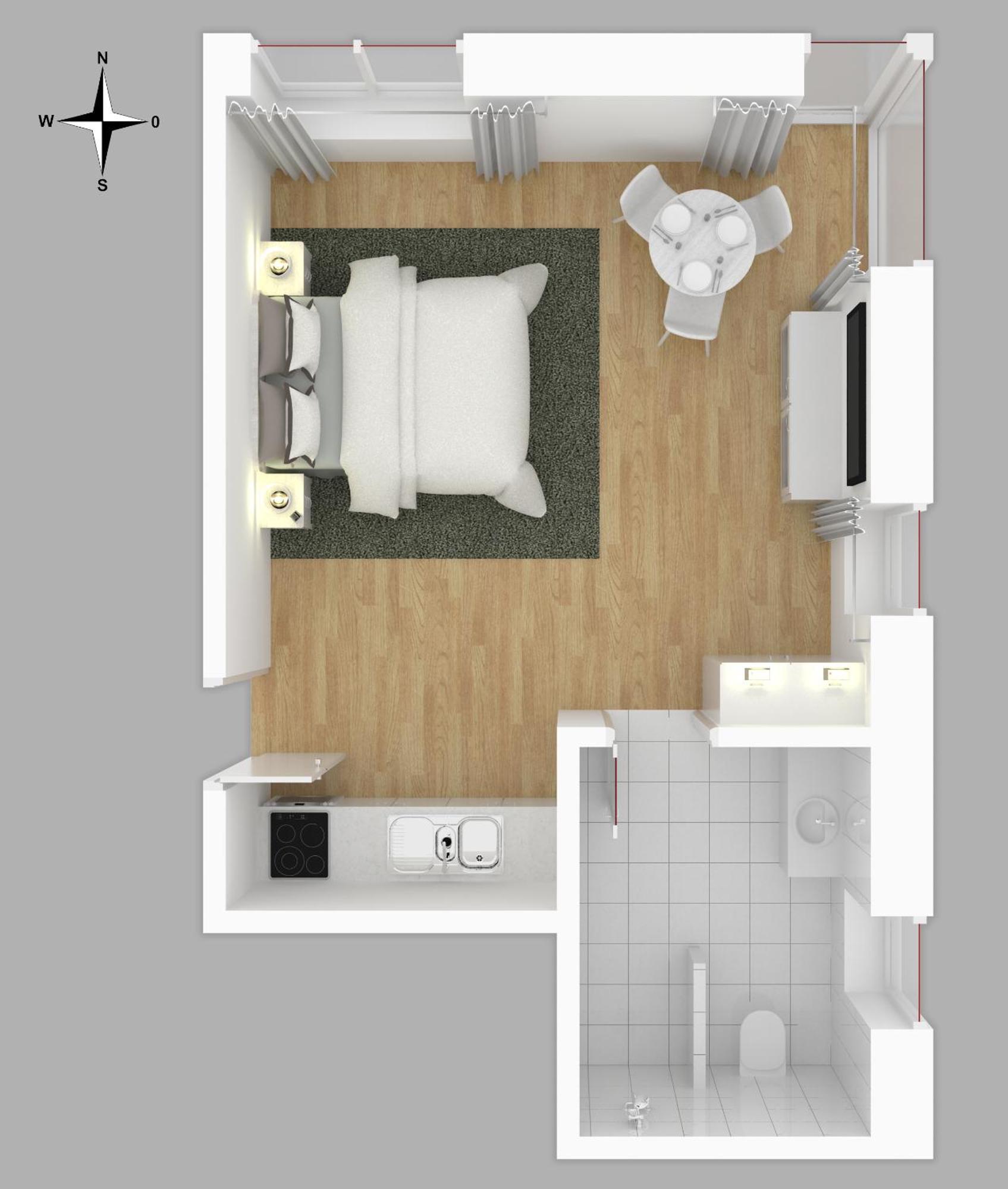 Moderne Neue Apartments Zum Wohlfuehlen Im Boardinghouse Bed & Butter Hasbergen Exterior foto